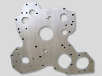 Aluminium end plate