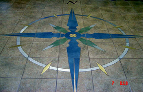 Tile flooring